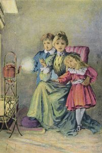 James Watt and Steam from the Kettle by English School